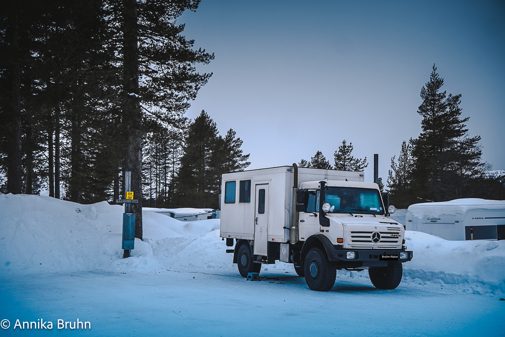 Karl auf dem Caravan Club in Tandadalen